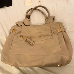 Marc Jacobs Putty Leather EW Tote Bag